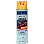 Rust-Oleum M1800 Water-Based -Line Inverted Marking Paint Aerosol, Caution Yellow - Pkg Qty 12