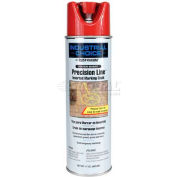 Rust-Oleum Mc1800 Water-Based Precision-Line Inverted Marking Chalk Aerosol, Apwa Red - Pkg Qty 12
