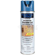 Rust-Oleum Mc1800 Water-Based Precision-Line Inverted Marking Chalk Aerosol, Apwa Blue - Pkg Qty 12