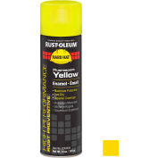 Rust-Oleum High Perform V2100 Rust Prevent Enamel Aerosol, Fluorescent Yellow, 14 oz. - 2242838 - Pkg Qty 6