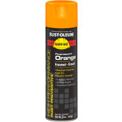 Rust-Oleum High Perform V2100 Rust Prevent Enamel Aerosol, Fluorescent Orange, 14 oz. - 2255838 - Pkg Qty 6