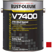 Rust-Oleum V7400 Series <340 VOC DTM Alkyd Enamel, Safety Red Gallon Can - 245487 - Pkg Qty 2