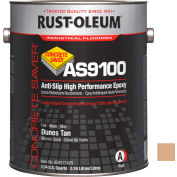 Rust-Oleum AS9100 System <250 VOC Anti-Slip High Perf Epoxy Floor Coat, Dunes Tan Gal Kit- AS9171425