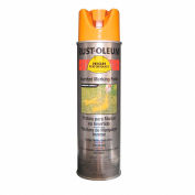 Rust-Oleum V2300 System Inverted Marking Paint Aerosol, Caution Yellow - V2345838V - Pkg Qty 6