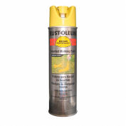 Rust-Oleum V2300 System Inverted Marking Paint Aerosol, High Visibility Yellow - V2344838V - Pkg Qty 6