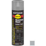 Rust-Oleum High Performance V2100 Rust Prevent Enamel Aerosol, Stainless Steel, 14 oz. - V2119838 - Pkg Qty 6