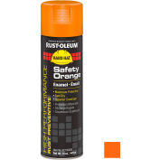 Rust-Oleum High Performance V2100 Rust Preventive Enamel Aerosol, Safety Orange, 15 oz.- V2155838 - Pkg Qty 6
