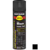 Rust-Oleum High Performance V2100 Rust Preventive Enamel Aerosol, Flat Black, 15 oz. - V2178838 - Pkg Qty 6