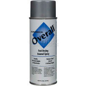 Rust-Oleum Overall Economical Enamel Aerosol, Aluminum, 10 oz. - V2412830 - Pkg Qty 6