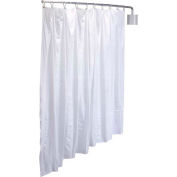 R&B Wire Products Telescoping Wall Mounted Privacy Curtain, 90&quot;W x 72&quot;H, White