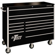 Extreme Tools RX552512RCBK Professional 55" 12 Drawer Black Roller Cabinet