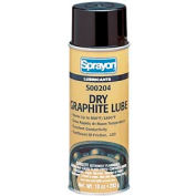 Sprayon LU204 Dry Film Graphite Lubricant, 10 oz. Aerosol Can - s00204000 - Pkg Qty 12