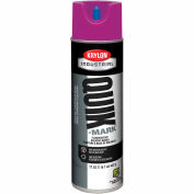 Krylon Industrial Quik-Mark Sb Inverted Marking Paint Fluorescent Purple - A03615007 - Pkg Qty 12