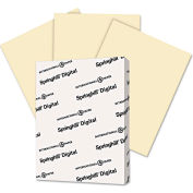 Springhill® Digital Index Color Card Stock 56100, 8-1/2" x 11", Ivory, 250/Pack