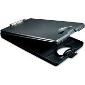 Saunders DeskMate II Storage Clipboard, 10" x 16", Black