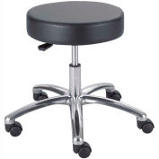 Safco® Lab Stool - Vinyl - Pneumatic - 22"H - Black