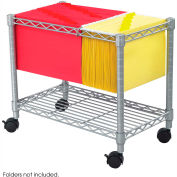 Safco® 5201 Wire Mobile File - Metallic Gray