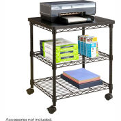 Safco® Products 5207BL Deskside Wire Machine Stand - Black