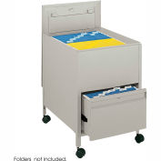 Safco® 5365 Drawer Based Legal Sized Mobile Tub File with Lock - Putty