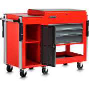 Proto® Utility Cart Locker, 18"L x 20"D x 34"H, Red