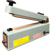 Sealer Sales KF-200HC 8" Hand Sealer w/ 2.7mm Seal Width w/ Sliding Cutter