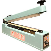 Sealer Sales KF Series 12" Hand Sealer w/ Sliding Cutter & 2.7mm Seal Width, Blue