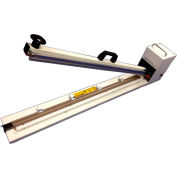 Sealer Sales WN Series 26" Long Hand Impulse Sealer w/ Sliding Cutter, 2.7mm Seal Width
