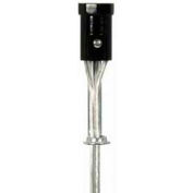 Satco 80-1148 Phenolic Candelabra Socket with 24-in. Leads  3-in. Flange