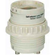 Satco 80-1849 Phenolic CFL Lampholder w/Uno Ring G24q-1 - GX24q-1 60Hz 0.15A 13W-120V