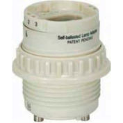 Satco 80-1850 Phenolic CFL Lampholder w/Uno Ring  G24q-1 - GX24q-1 60Hz  0.15A  13W-277V