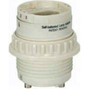 Satco 80-1850 Phenolic CFL Lampholder w/Uno Ring G24q-1 - GX24q-1 60Hz 0.15A 13W-277V