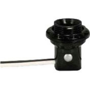 Satco 90-1556 Phenolic Threaded Candelabra Socket 1-1/4-in. w/Shoulder and Phenolic Ring 8-in. Leads