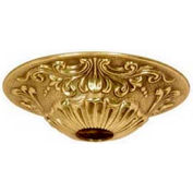 Satco 90-2383 Brass Canopy - Polished Brass Finish 5-1/2-in. Diameter