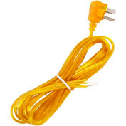 Satco 90-2437 10 Ft. Flat Plug Cord Set 18/3 SPT-2-105-#176;C, Clear Gold