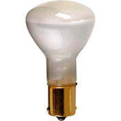 Satco S1383 20cp R12 20w Incandescent W/ Sc Bay Base Bulb - Pkg Qty 10