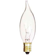 Satco S3272 10ca7 10w Incandescent W/ Candelabra Base Bulb - Pkg Qty 25