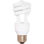 Satco S7223 15t2/50 18w W/ Medium Base -Daylight- Cfl Bulb - Pkg Qty 12