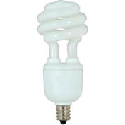 Satco S7363 9t2c/50 9w W/ Candelabra Base- Natural Light- Cfl Bulb - Pkg Qty 12