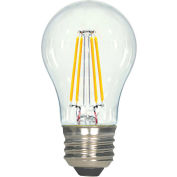 Satco S9874 4.5A15/CL/LED/E26/27K/ES/120V 4.5W Filament A15 LED Medium Base Clear 2700K