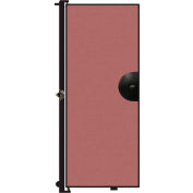 Screenflex 6'8"H Door - Mounted to End of Room Divider - Rose