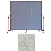 Screenflex 3 Panel Portable Room Divider, 6'H x 5'9"W, Vinyl Color: Mint