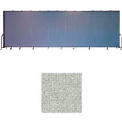 Screenflex 13 Panel Portable Room Divider, 8'H x 24'1"L, Vinyl Color: Mint