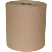 1-Ply Hard Wound Roll Towel Natural- 800', 6 Rolls/Case
