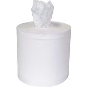 2-Ply Center Pull Roll White, 600 Sheets/Center Pull, 6 Center Pulls/Case