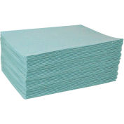 DuraSoak™ Econo-Duty Absorbent Pads, 21.4 Gallon Capacity, 15" x 19", 100 Pads/Case