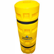 Column Sentry® Column Protector, 6"x 6" Square Opening, 14" O.D. x 42"H, Yellow