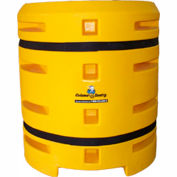 Column Sentry® Column Protector, 20"x 20" Square Opening, 38" O.D. x 42"H, Yellow