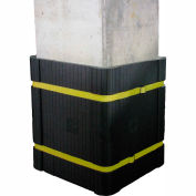 Park Sentry® Column Protector Kit - For 24" x 24" Square Columns, Black