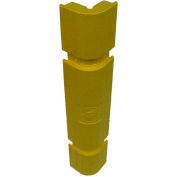 Park Sentry® Column Protector - Corners, For 24" x 24" Square Columns, Yellow, 4/Carton