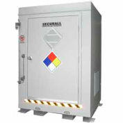 Securall® 5'W x 3' 6"D x 6' 11"H Agri-Chemical Storage Building 2 Drum